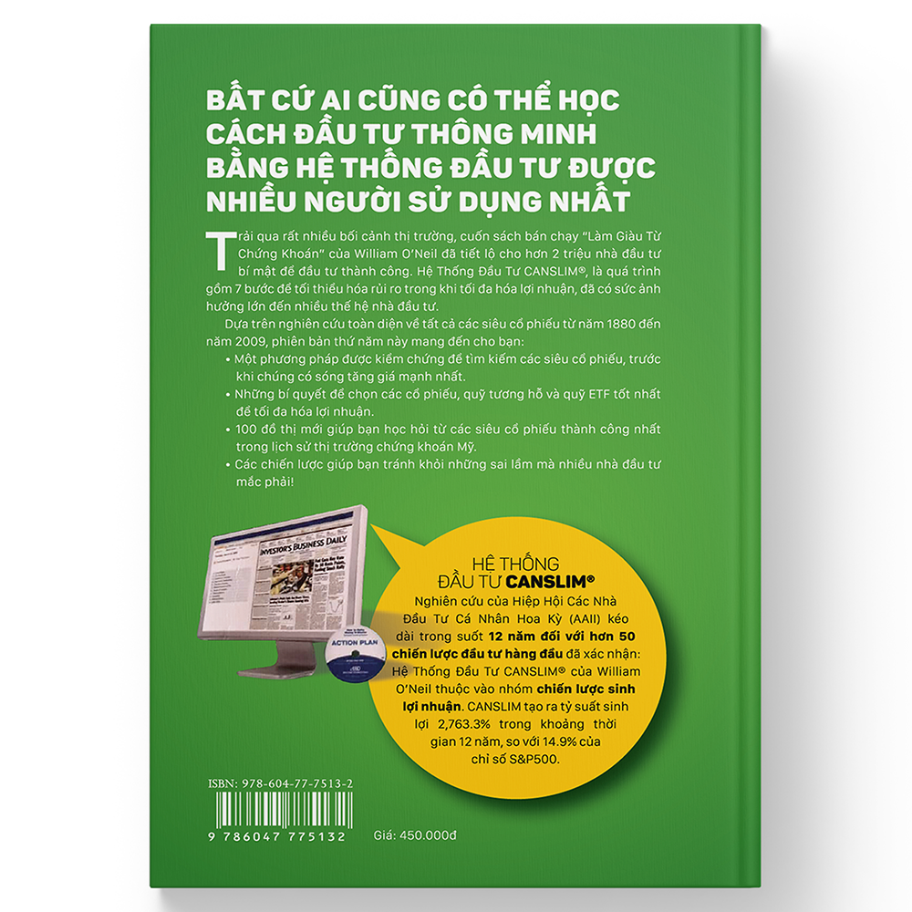 Bộ sách Làm Giàu Từ Chứng Khoán (How To Make Money In Stock) phiên bản mới + Hướng Dẫn Thực Hành CANSLIM Cho Người Mới Bắt Đầu