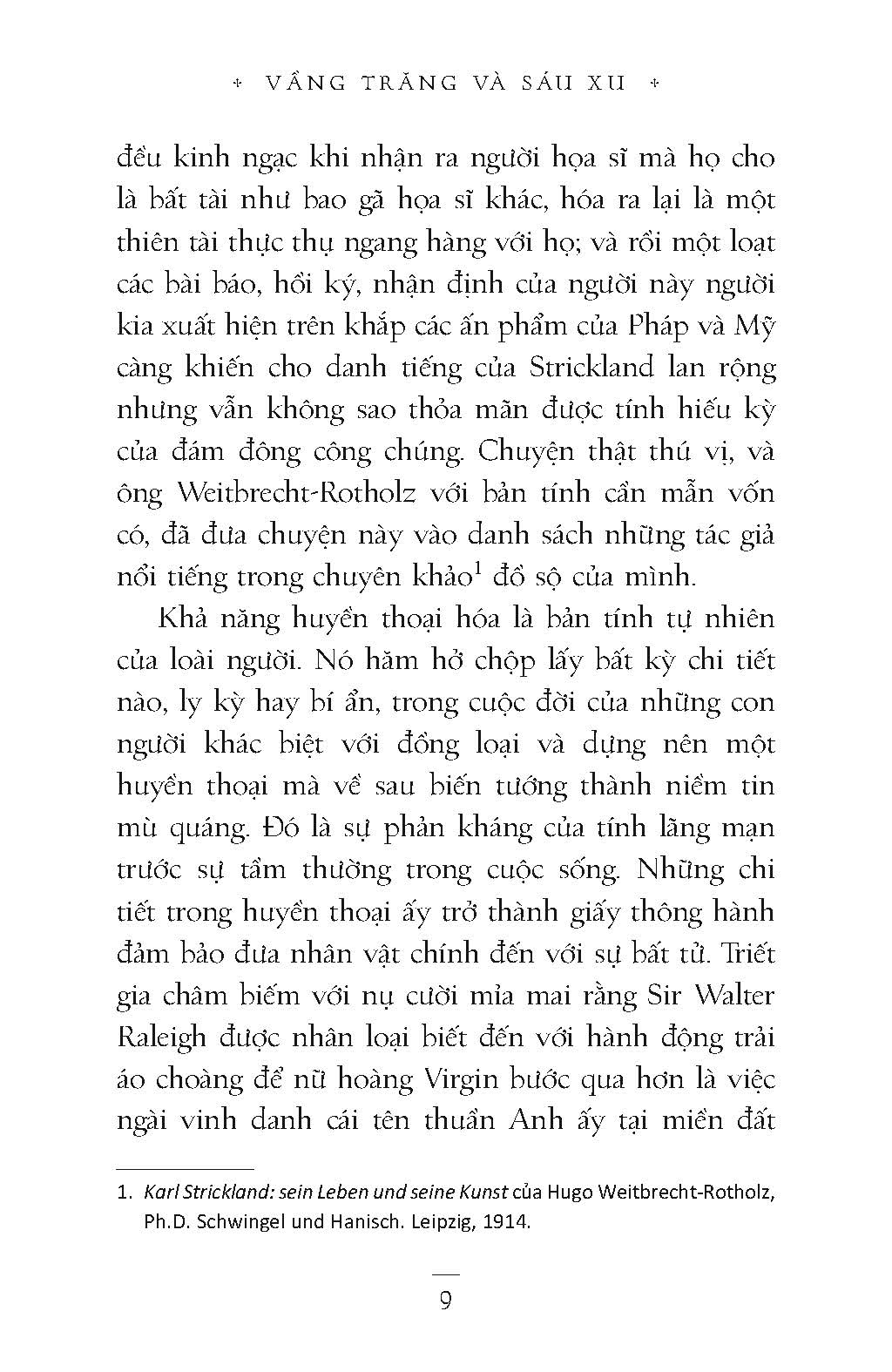 Văn học kinh điển - Vần Trăng Và Sáu Xu (Tiểu Thuyết) - W. Somerset Maugham