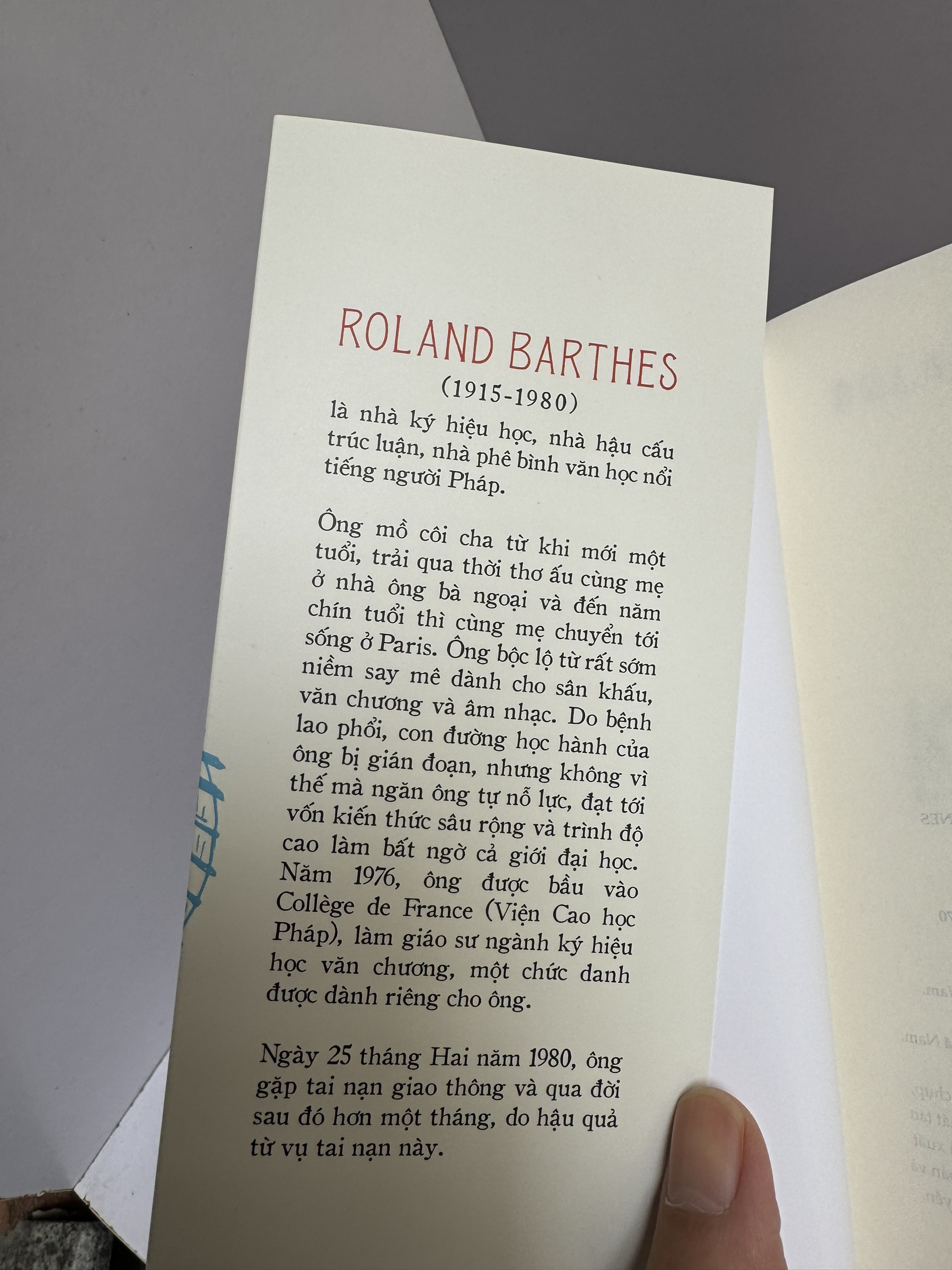 ĐẾ CHẾ KÝ HIỆU – Roland Barthes - Nguyễn Duy Bình dịch – Nhã Nam – NXB Thế giới