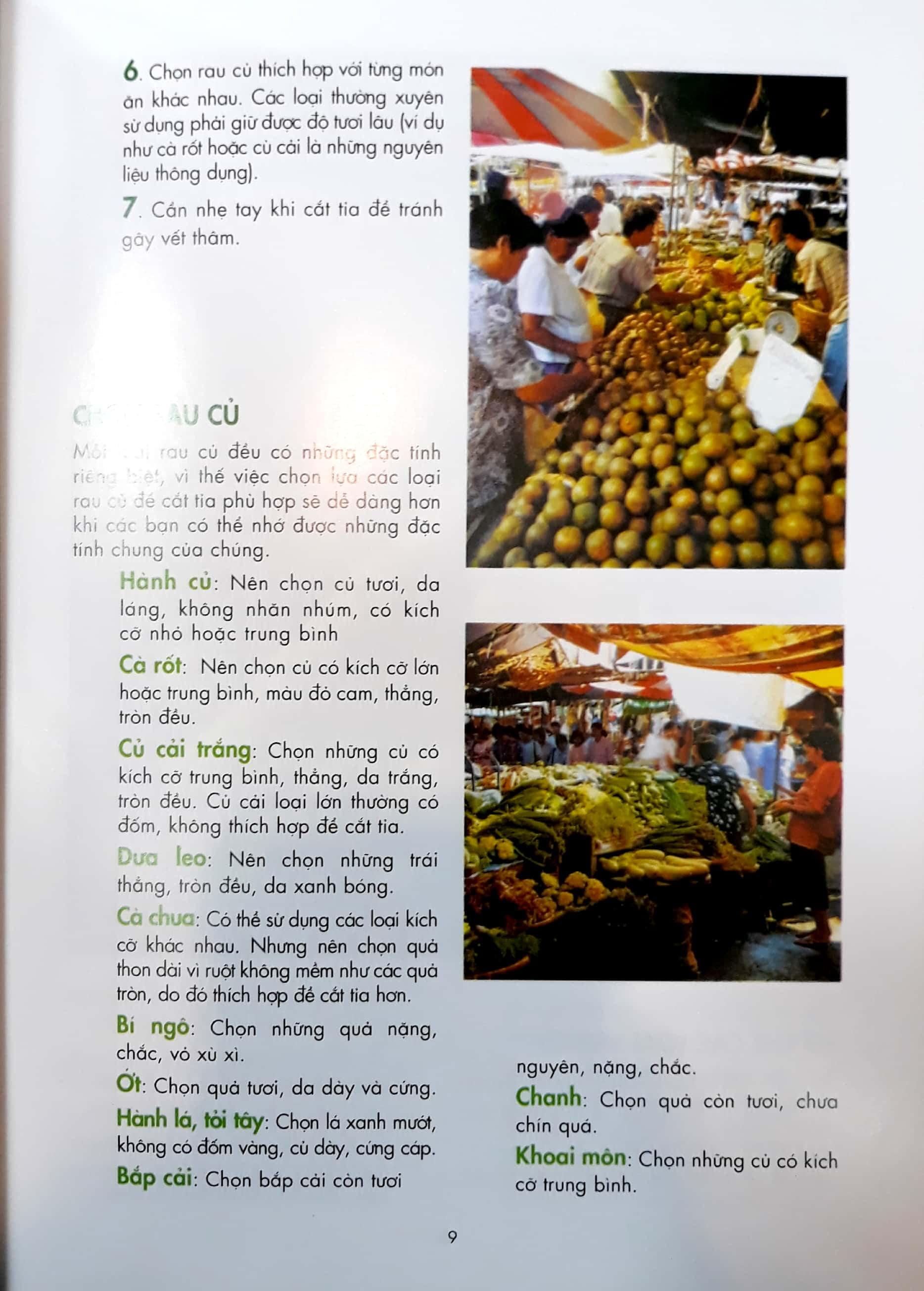 Nghệ Thuật Trang Trí & Cắt Tỉa Rau Củ