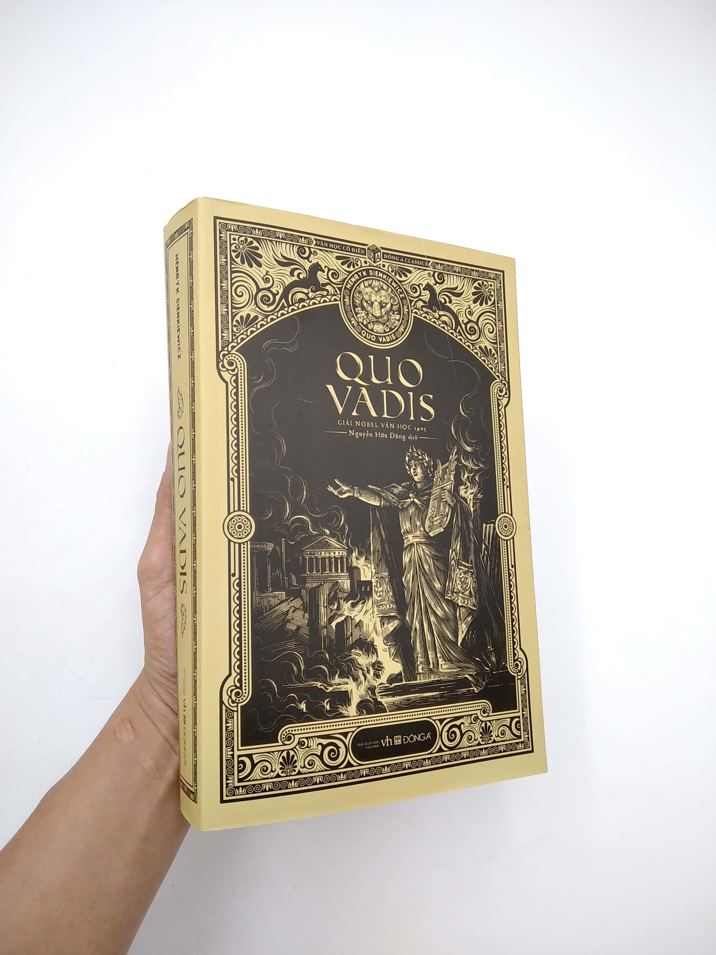 Quo Vadis (Bìa Mềm) - Tác Phẩm Đoạt Giải Nobel Văn học 1905 (Đông A)