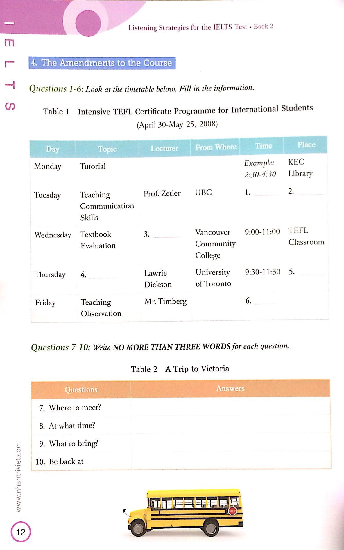 Listening Strategies For The IELTS Test - Book 2