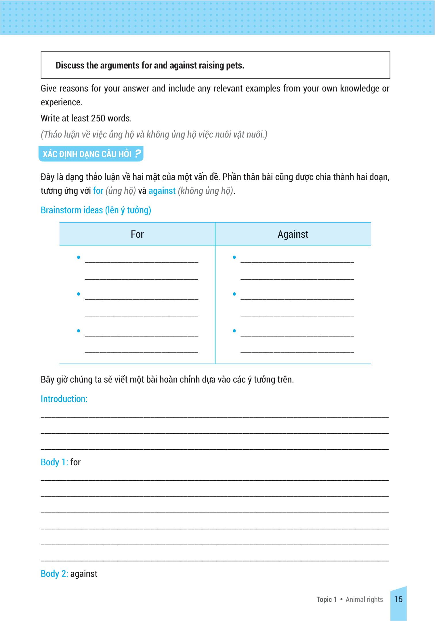 IELTS Key Writing - Công Thức Học Nhanh IELTS - Writing Task 2