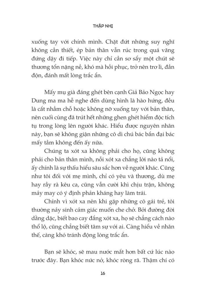 Chẳng Nhớ Quá Khứ, Chẳng Sợ Tương Lai