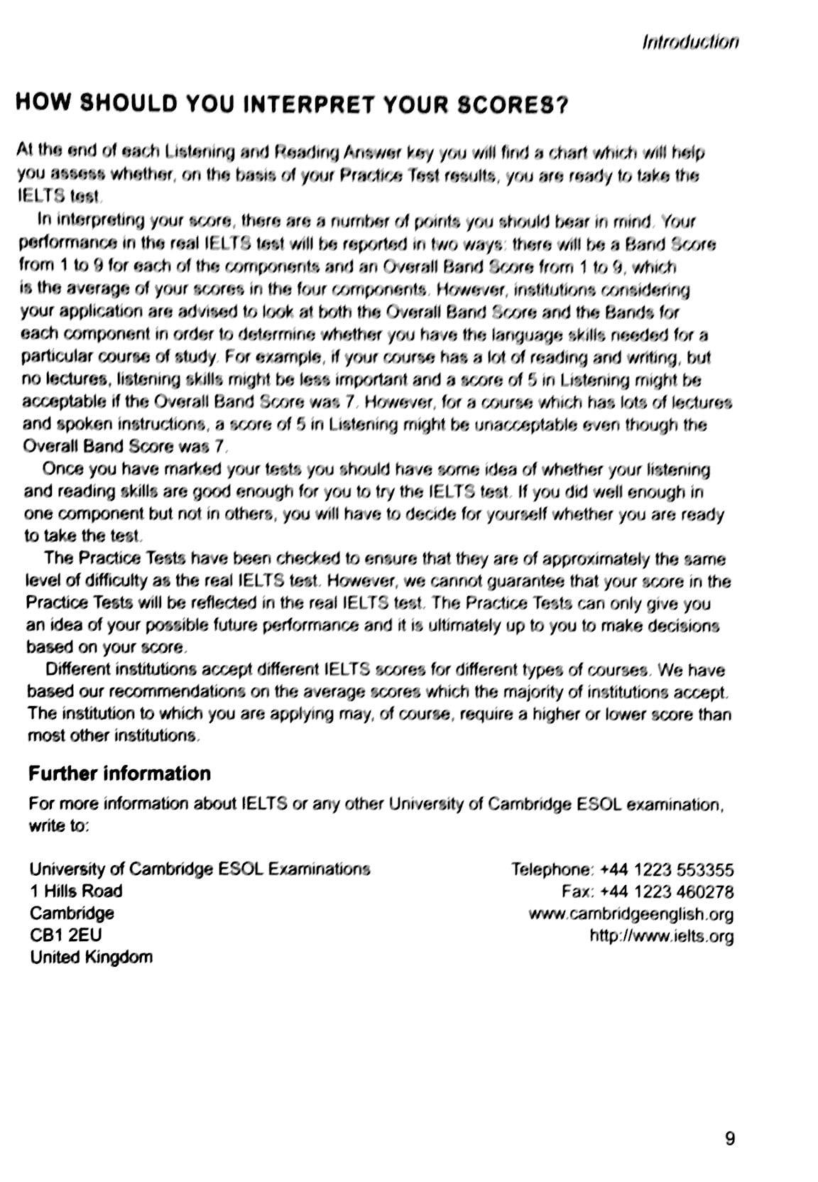 Cambridge IELTS 9