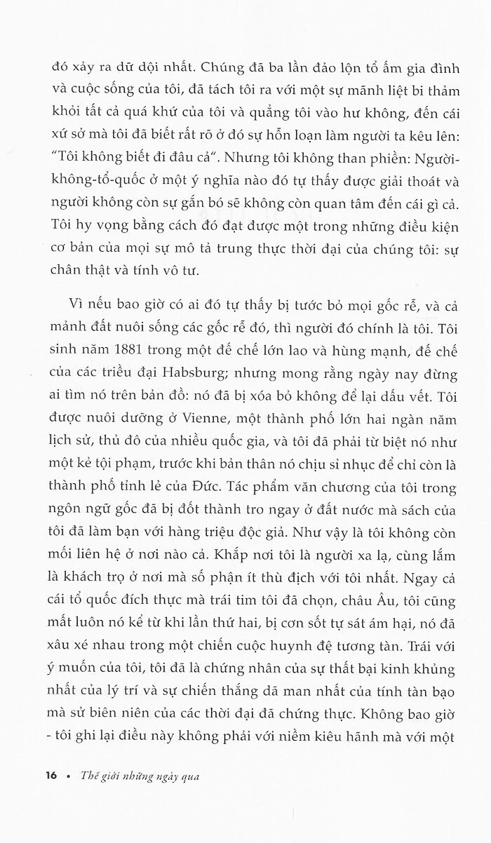 Thế giới những ngày qua (Bìa cứng)