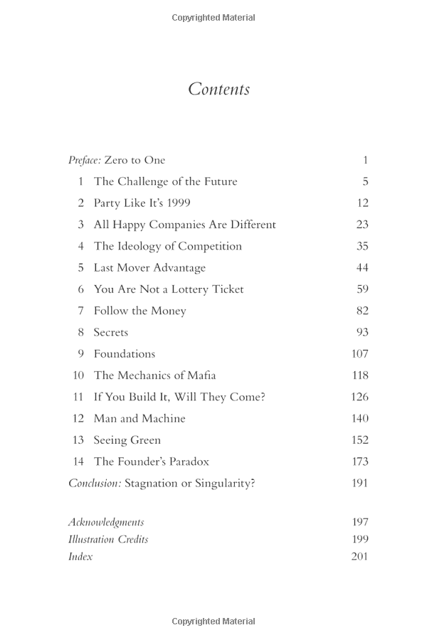Zero To One: Notes On Start Ups, Or How To Build The Future