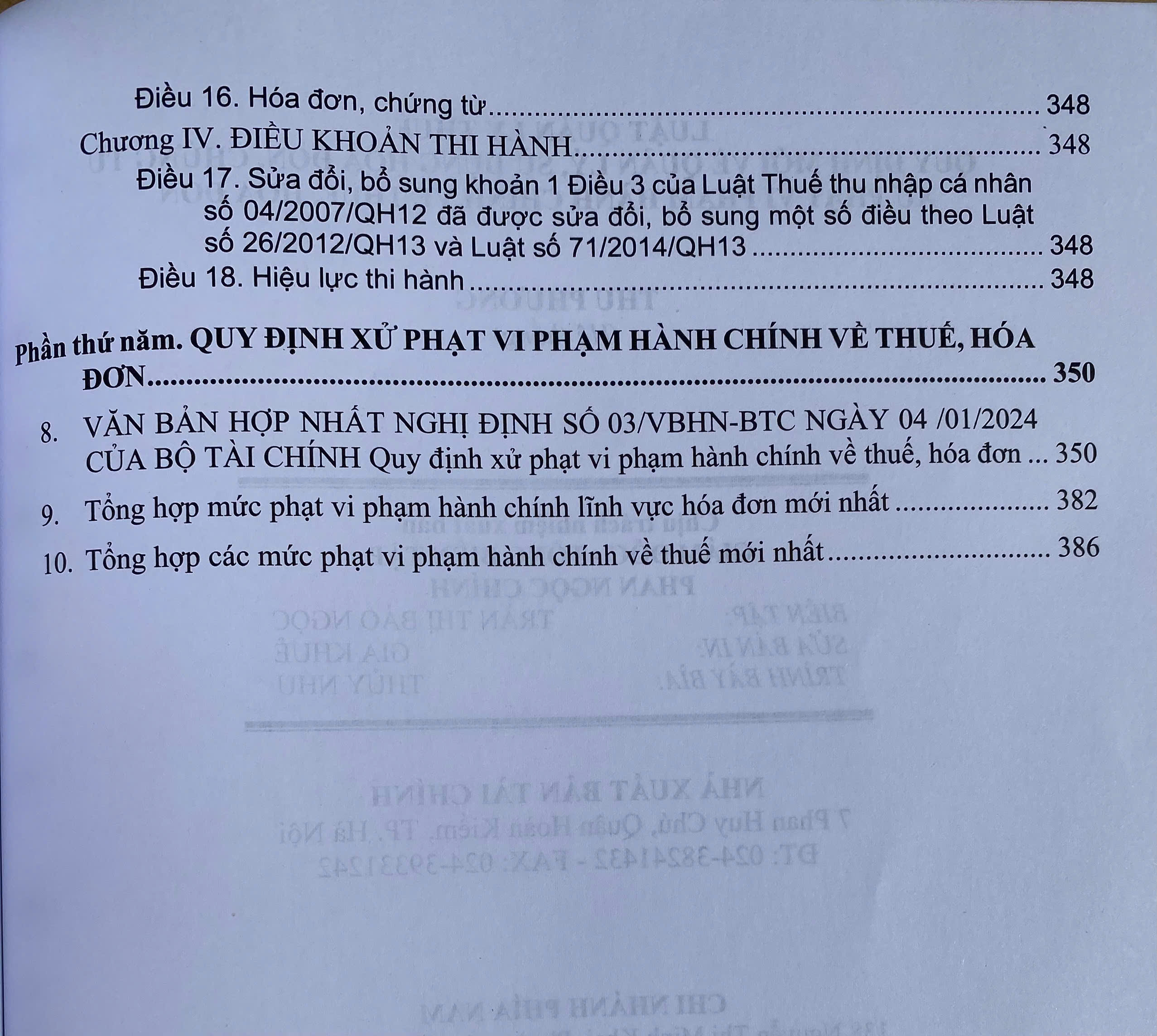 Luật Quản Lý Thuế - Quy Định Mới Về Quản Lý, Sử Dụng Hoá Đơn, Chứng Từ - Xử Phạt Vi Phạm Hành Chính Về Thuế, Hoá Đơn