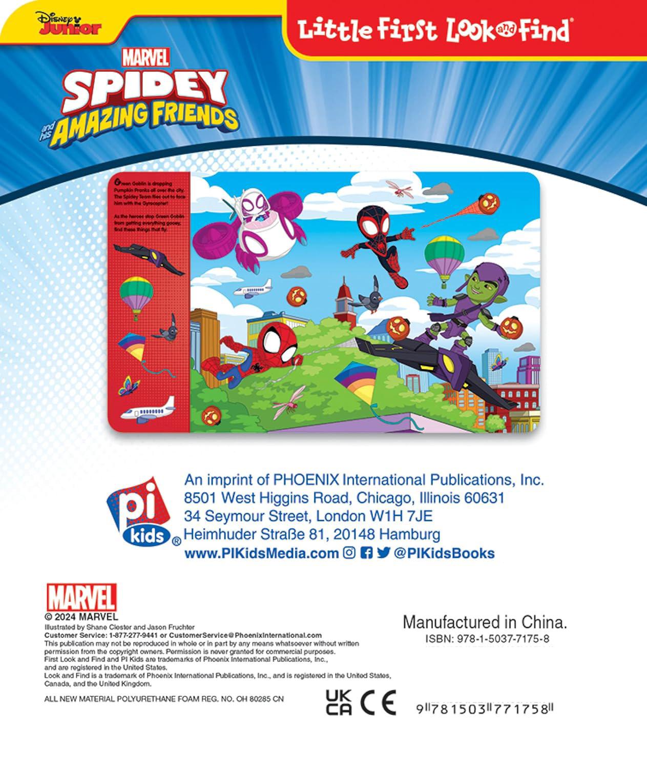 Sách ngoại văn: Little First Look And Find - Spidey & His Amazing Friends