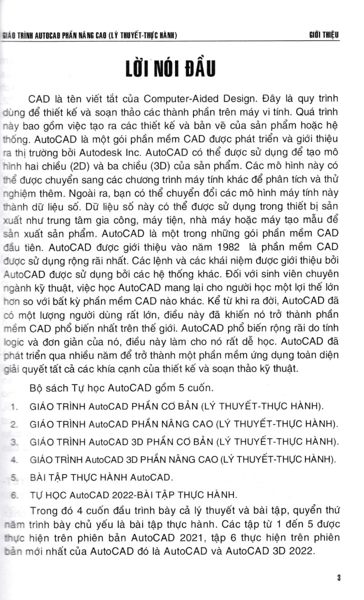 Giáo Trình Autocad - Phần Nâng Cao (Lý Thuyết - Thực Hành) - STK