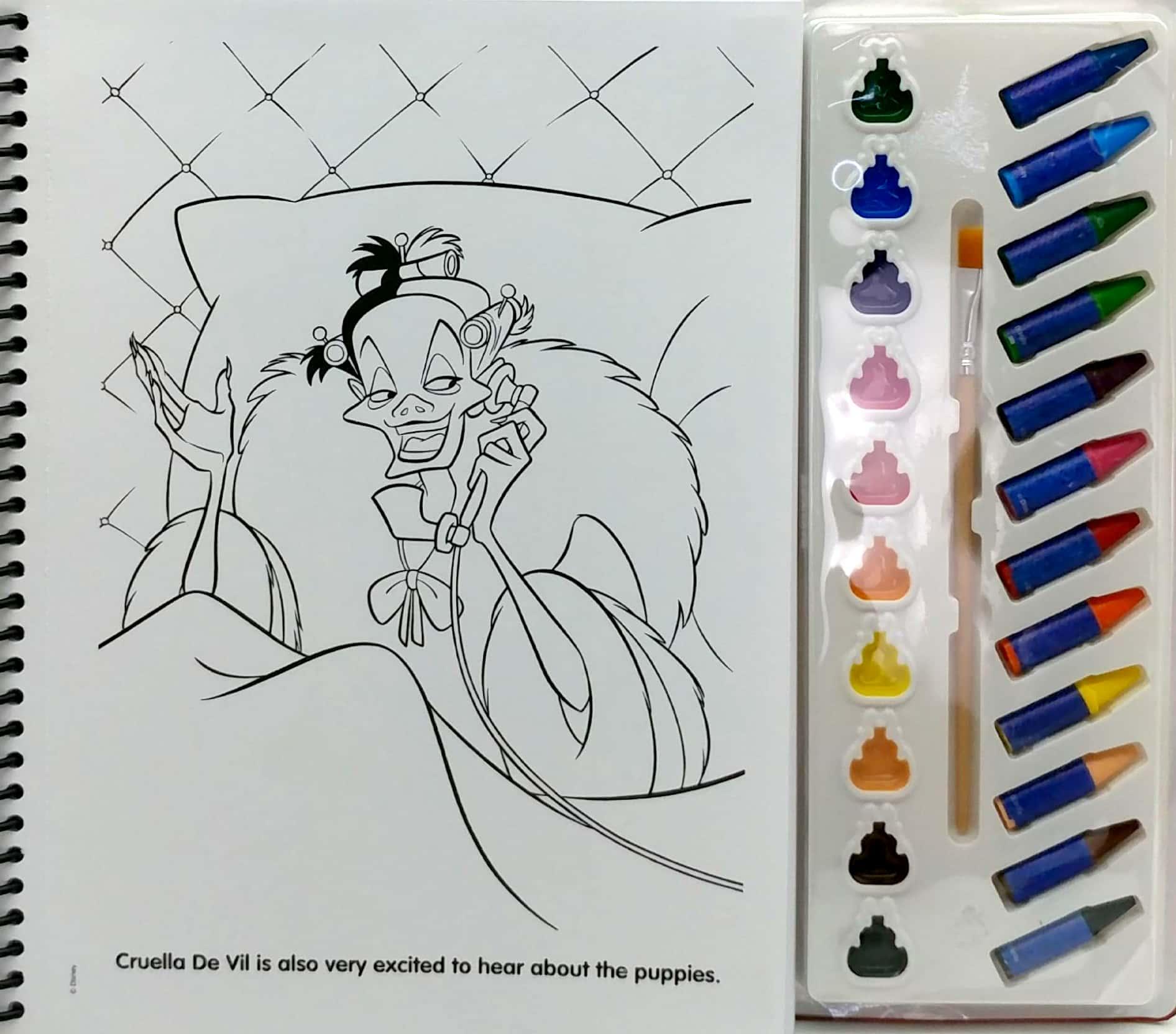 Disney Heroes & Villains Deluxe Poster Paint & Color