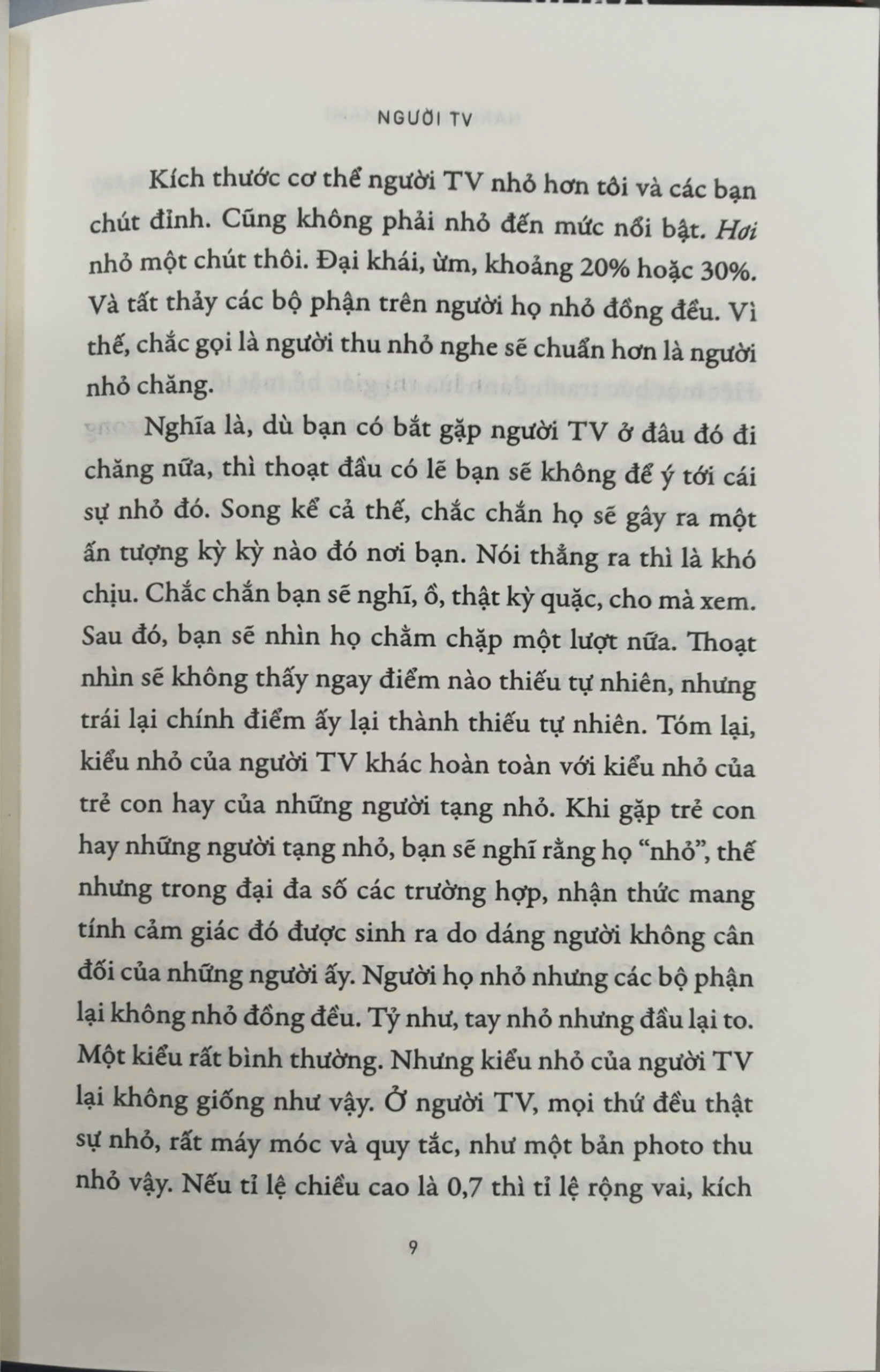 Sách - Người TV (Haruki Murakami) (Nhã Nam Official)