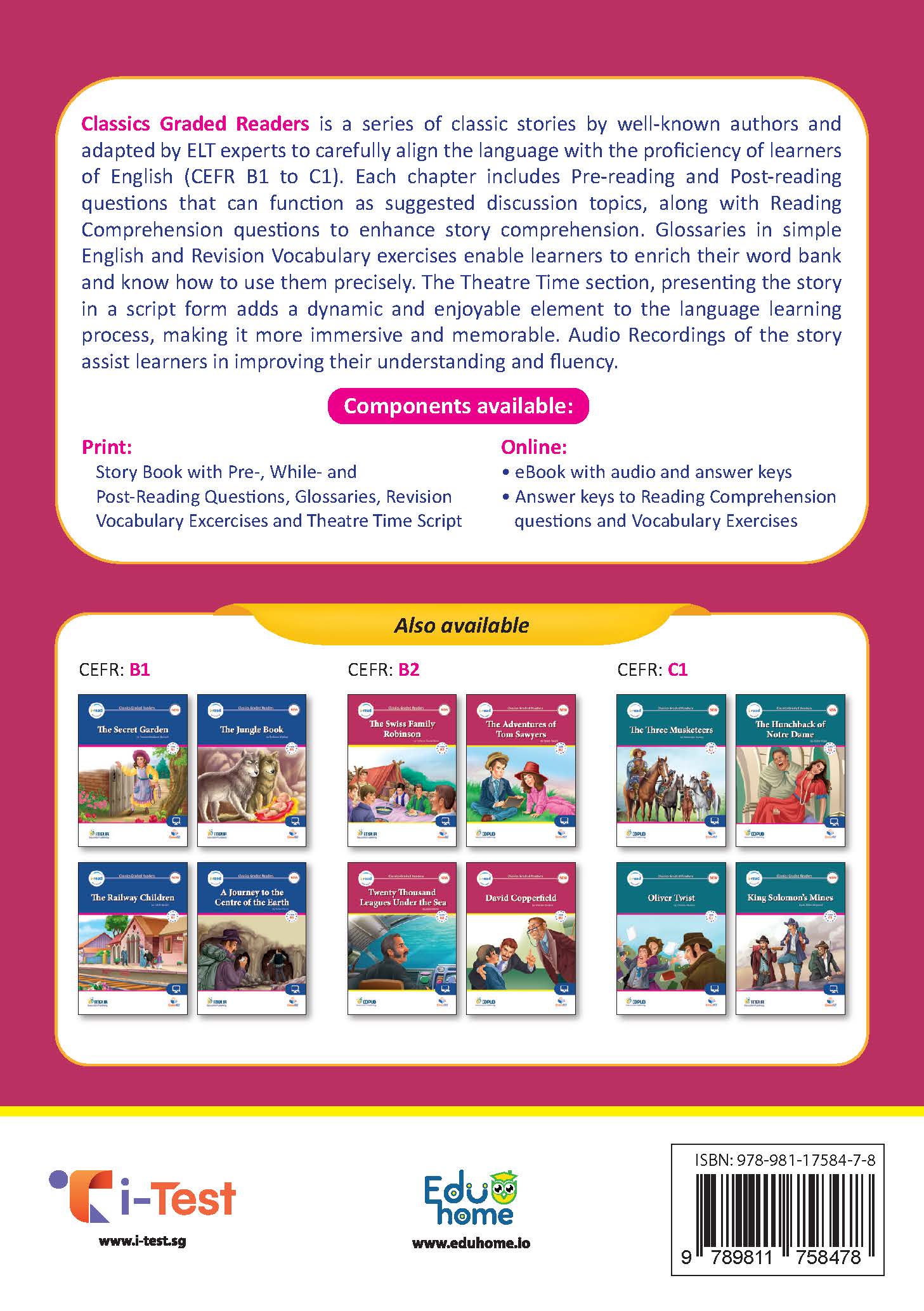 Combo truyện đọc Classics Graded Readers - CEFR B2