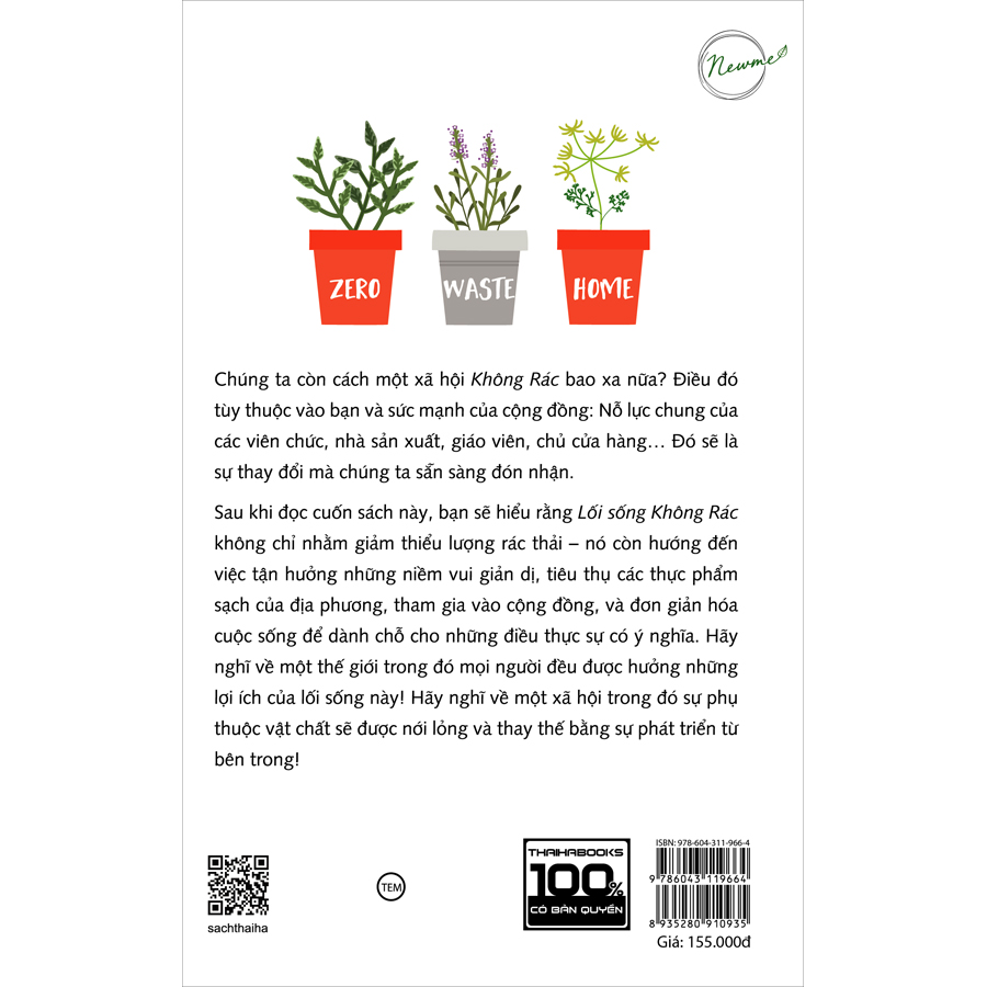 Zero Waste Home: Nhà Không Rác (Tái Bản)