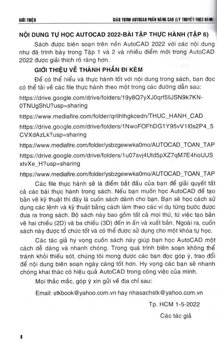 Giáo Trình Autocad - Phần Nâng Cao (Lý Thuyết - Thực Hành) - STK