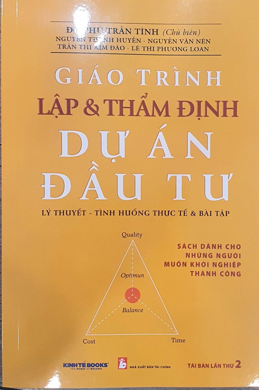 Giáo Trình Lập Và Thẩm Định Dự Án Đầu Tư ( Tái Bản)