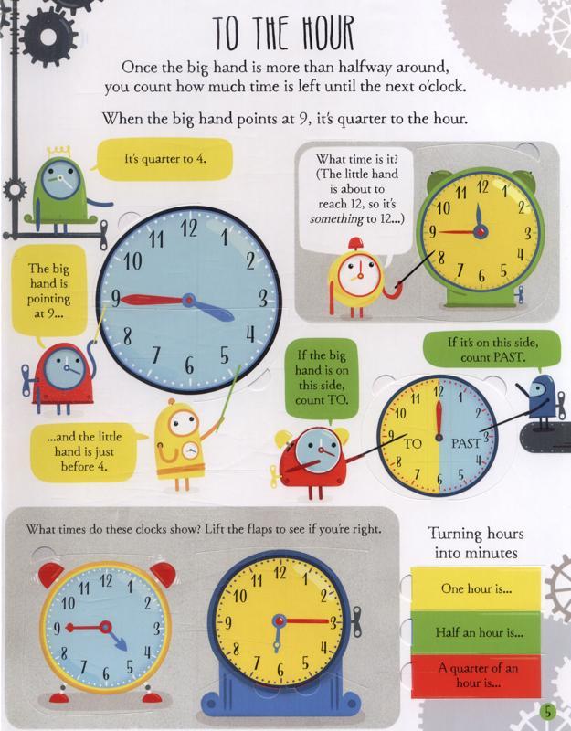 Usborne Lift-the-Flap Telling the Time