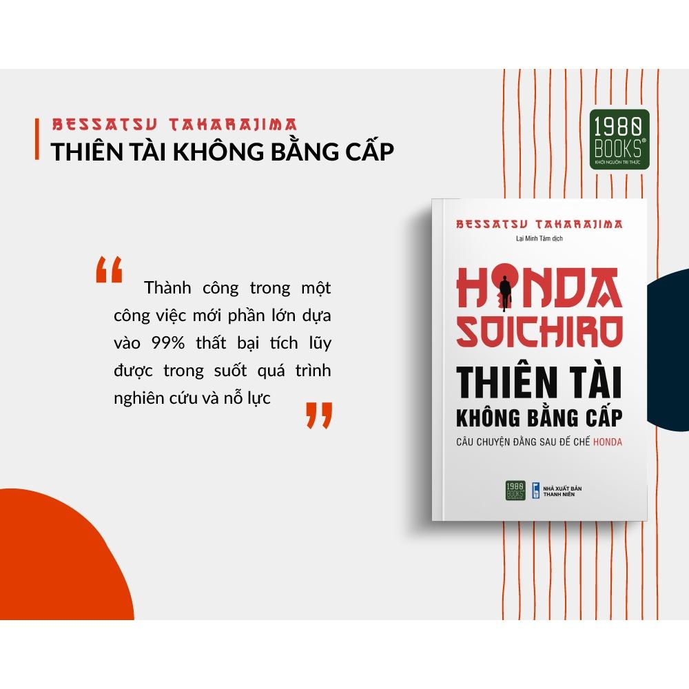 Sách Soichiro Thiên Tài Không Bằng Cấp - 1980Books - BẢN QUYỀN