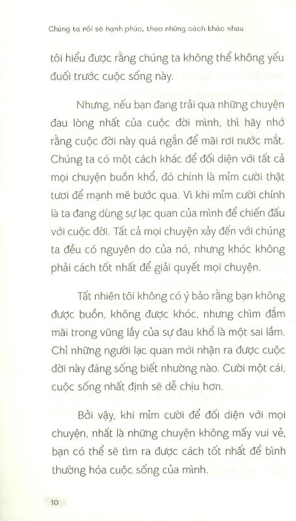 Sách - Chúng Ta Rồi Sẽ Hạnh Phúc Theo Những Cách Khác Nhau (Tái Bản 2025)