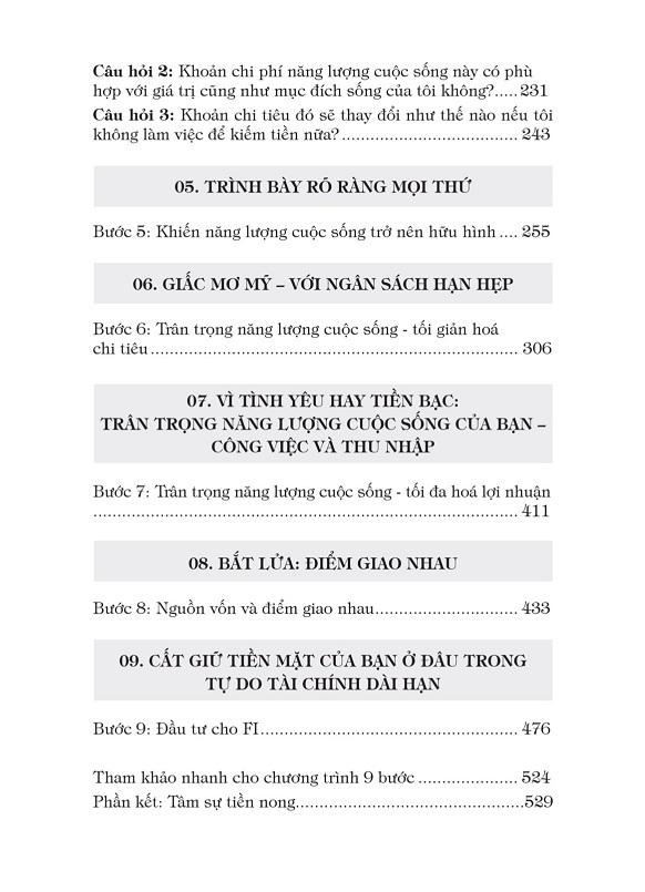 Kế Hoạch Quản Lý Tài Chính Cá Nhân - "Phương Pháp 9 Bước Để Đặt Được Tự Do Tài Chính"