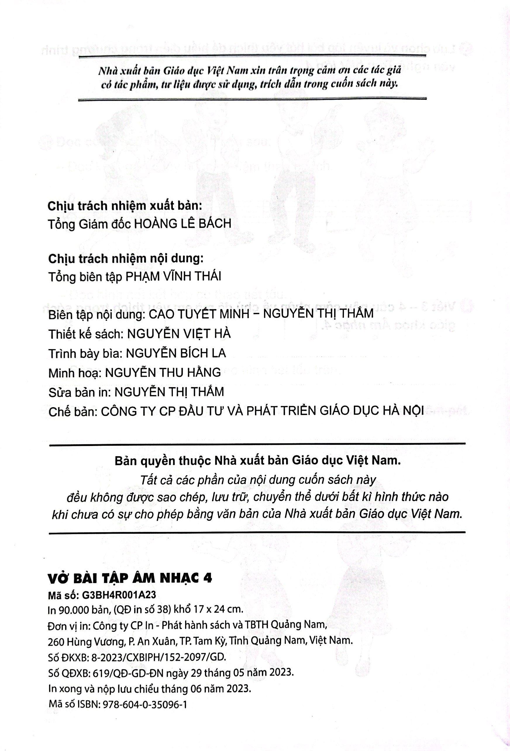 Sách Giáo Khoa Vở Bài Tập Âm Nhạc 4 (Kết Nối) (Chuẩn)