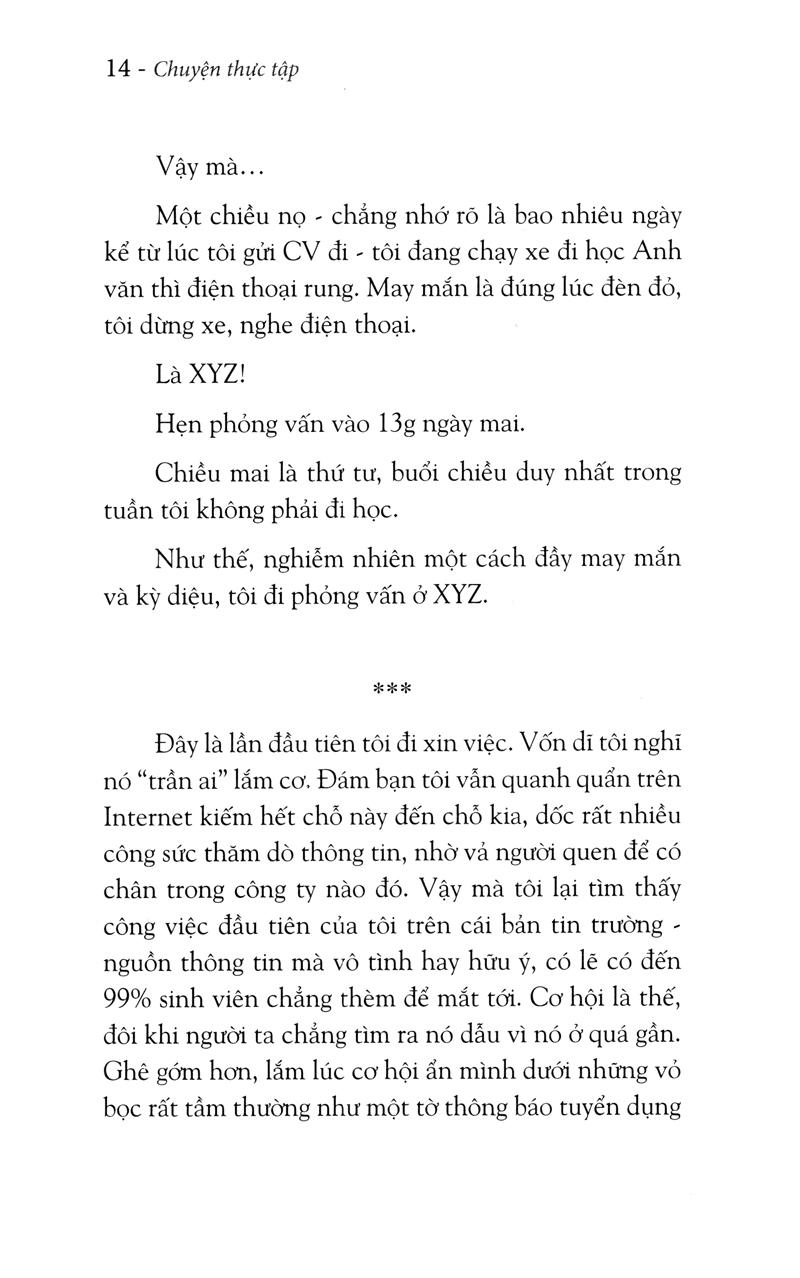Chuyện Thực Tập - Từ Giảng Đường Đến Văn Phòng
