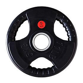 Q302 Tạ miếng cao cấp 3 lỗ (ø: 50mm) có bọc cao su non Thái Lan BG 2.5kg,5kg, 7.5kg, 10kg,15kg và 20kg (hàng nhập khẩu)