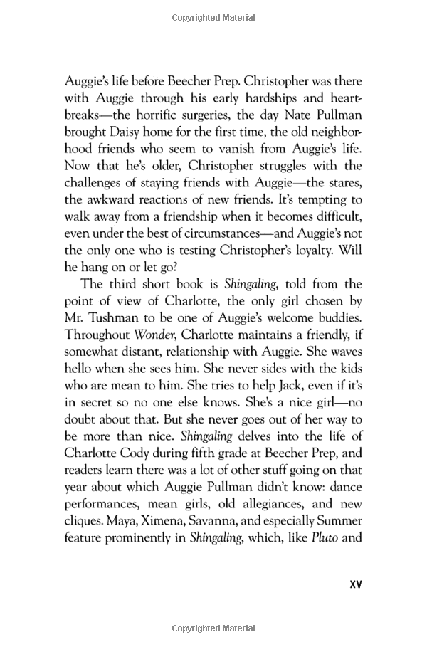 Auggie & Me: Three Wonder Stories