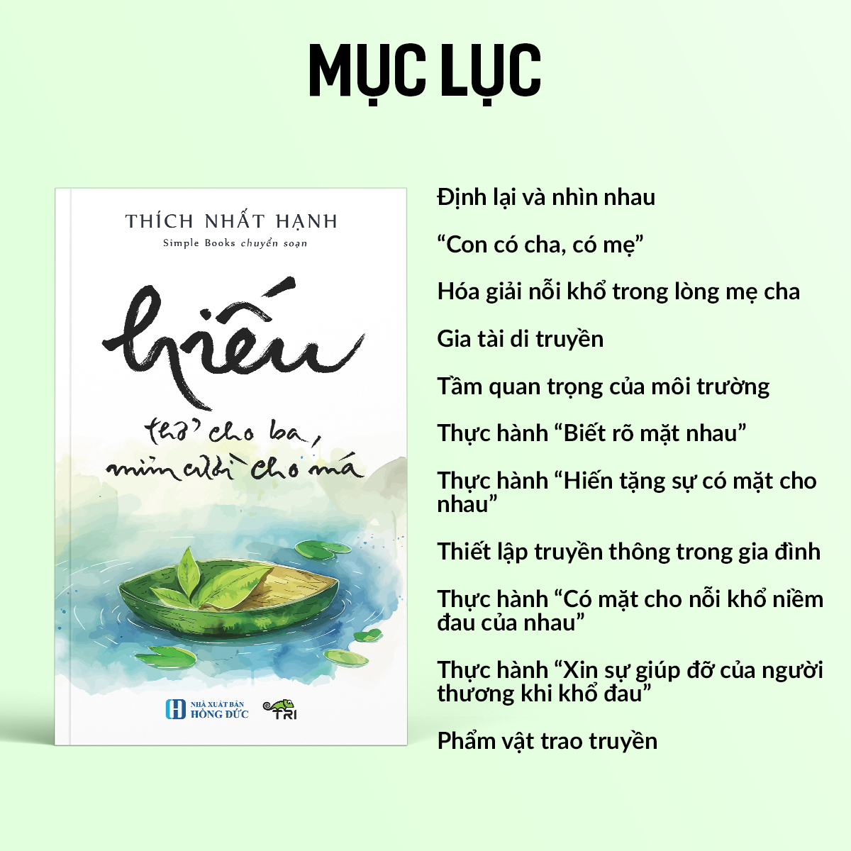 Sách Hiếu - Thở Cho Ba, Mỉm Cười Cho Má - Tuệ Tri