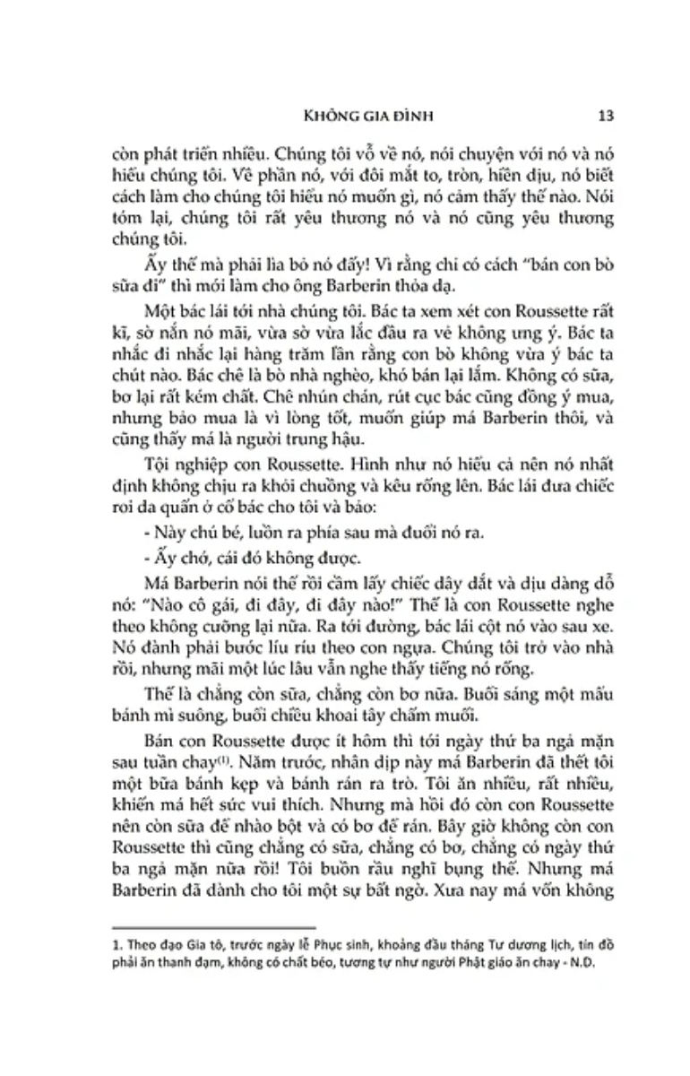 Không Gia Đình Bìa Da (Bìa Cứng) _KV
