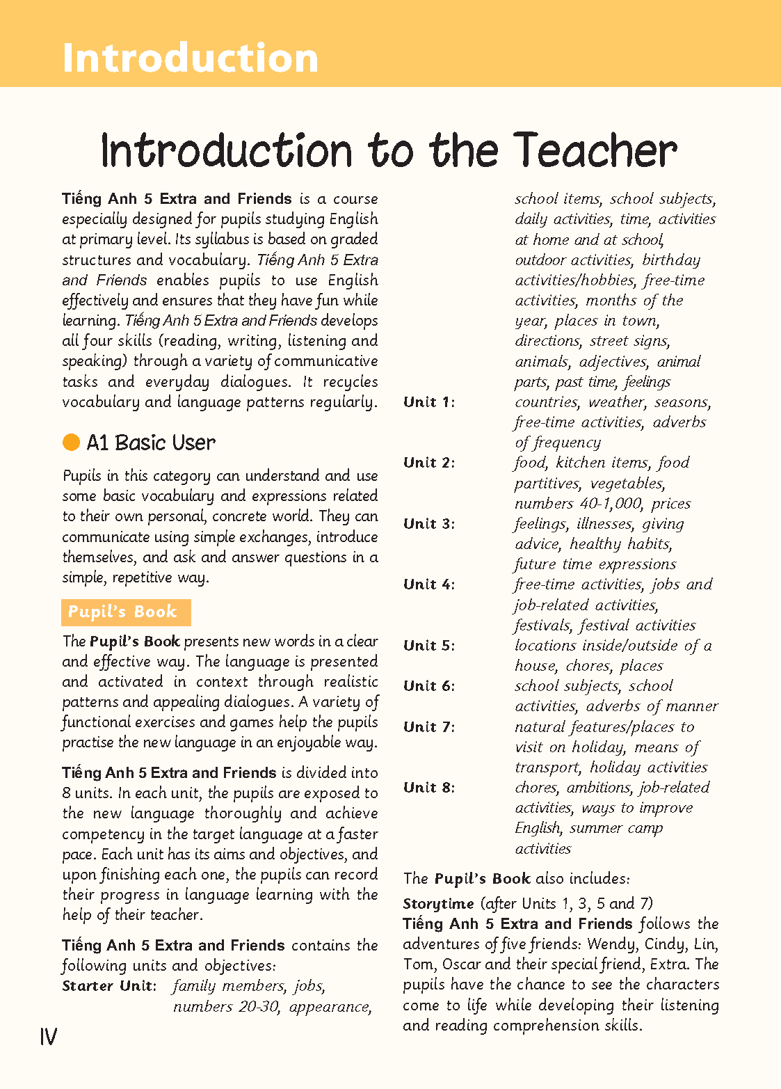 Tiếng Anh 5 Extra and Friends - Teacher