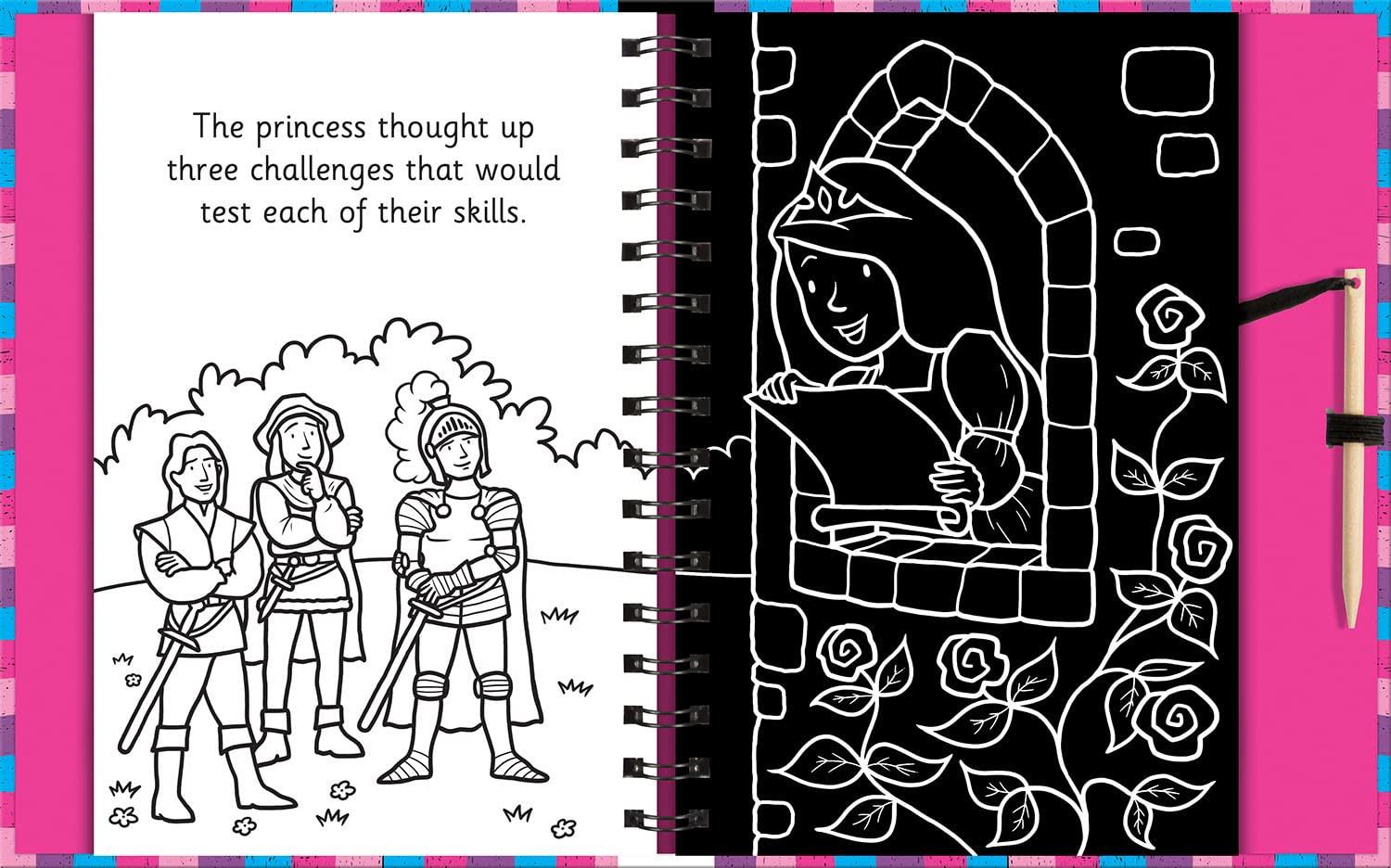 Scratch & Draw Princess - Scratch Art Activity Book