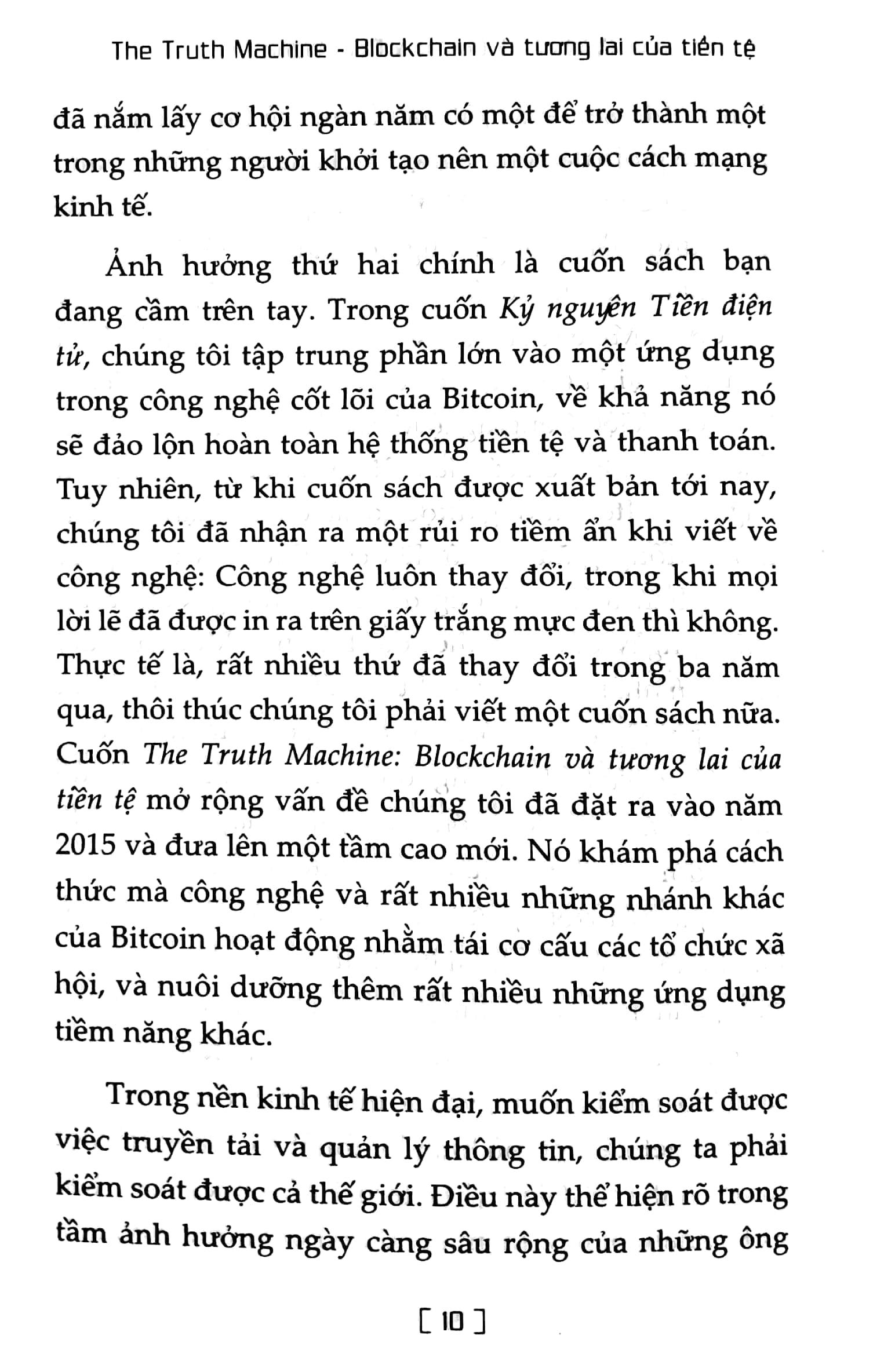 The Truth Machine: Blockchain Và Tương Lai Của Tiền Tệ