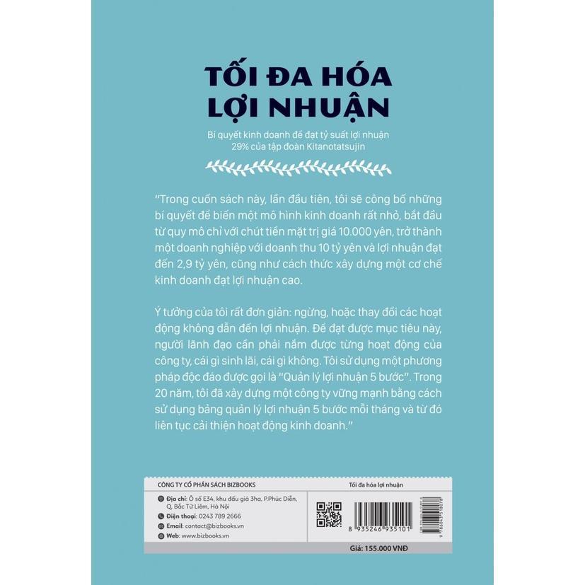 Tối đa hóa lợi nhuận: Bí quyết kinh doanh để đạt tỷ suất lợi nhuận 29% của tập đoàn Kitanotatsujin - Bản Quyền