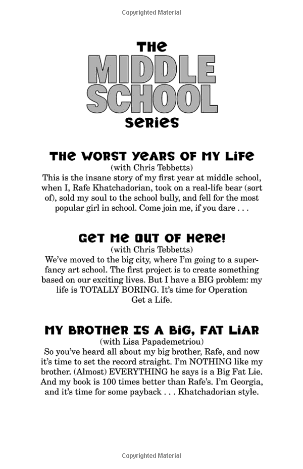 Middle School 7: Just My Rotten Luck