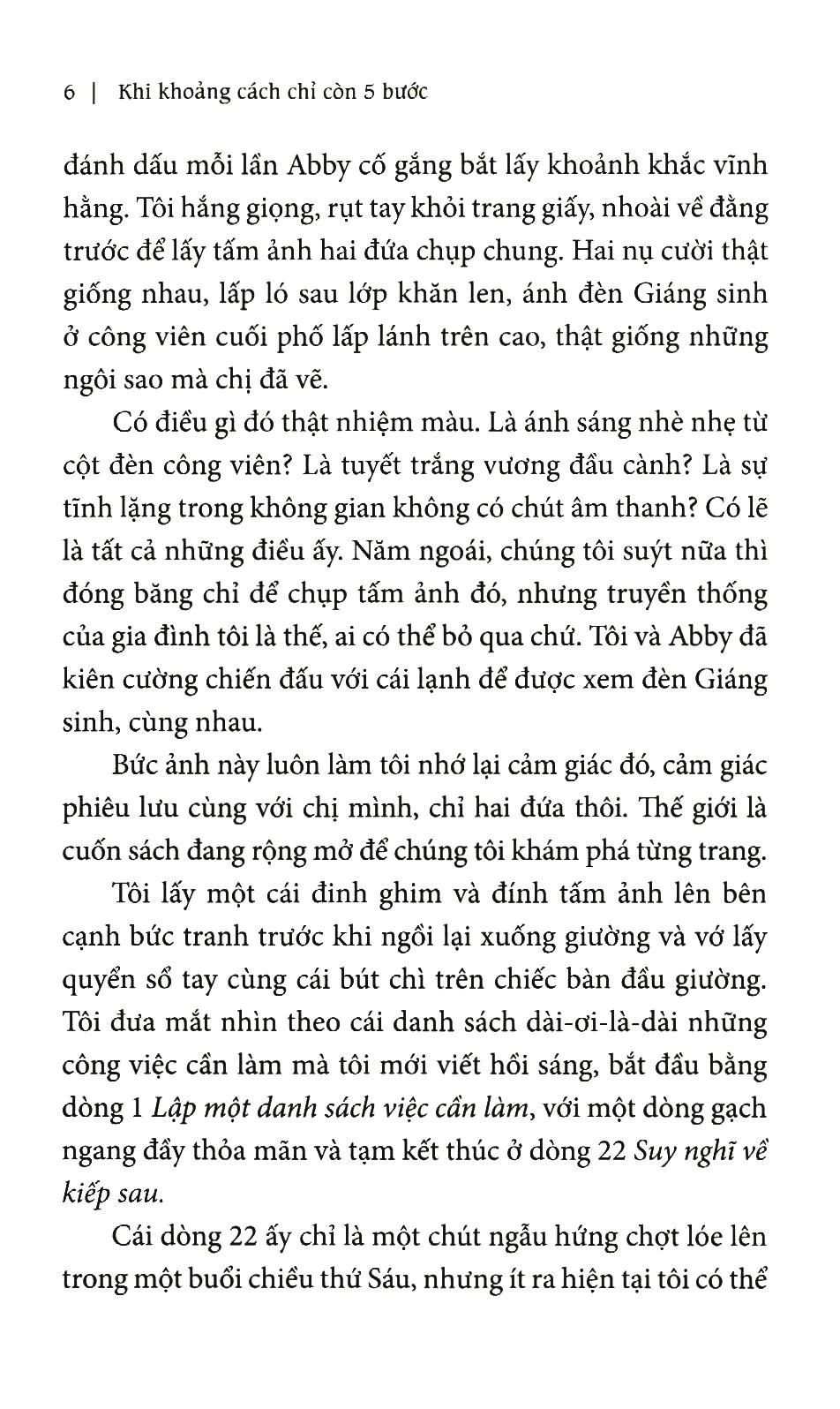 Khi Khoảng Cách Chỉ Còn Năm Bước