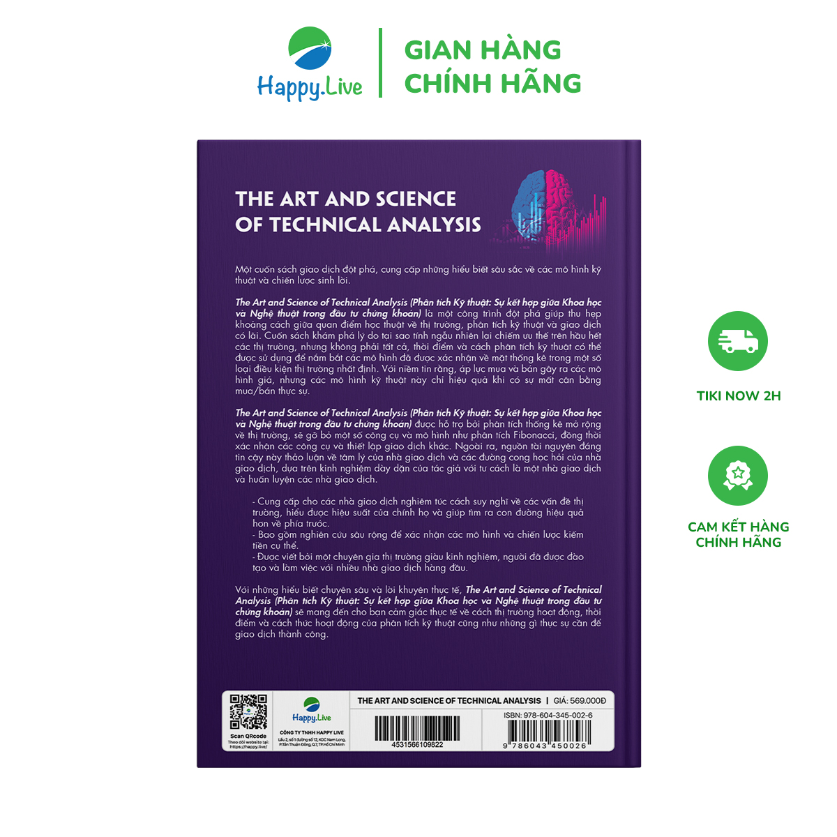 Sách The Art and Science of Technical Analysis – Phân tích kỹ thuật: Sự kết hợp giữa KHOA HỌC và NGHỆ THUẬT trong đầu tư chứng khoán - Happy Live