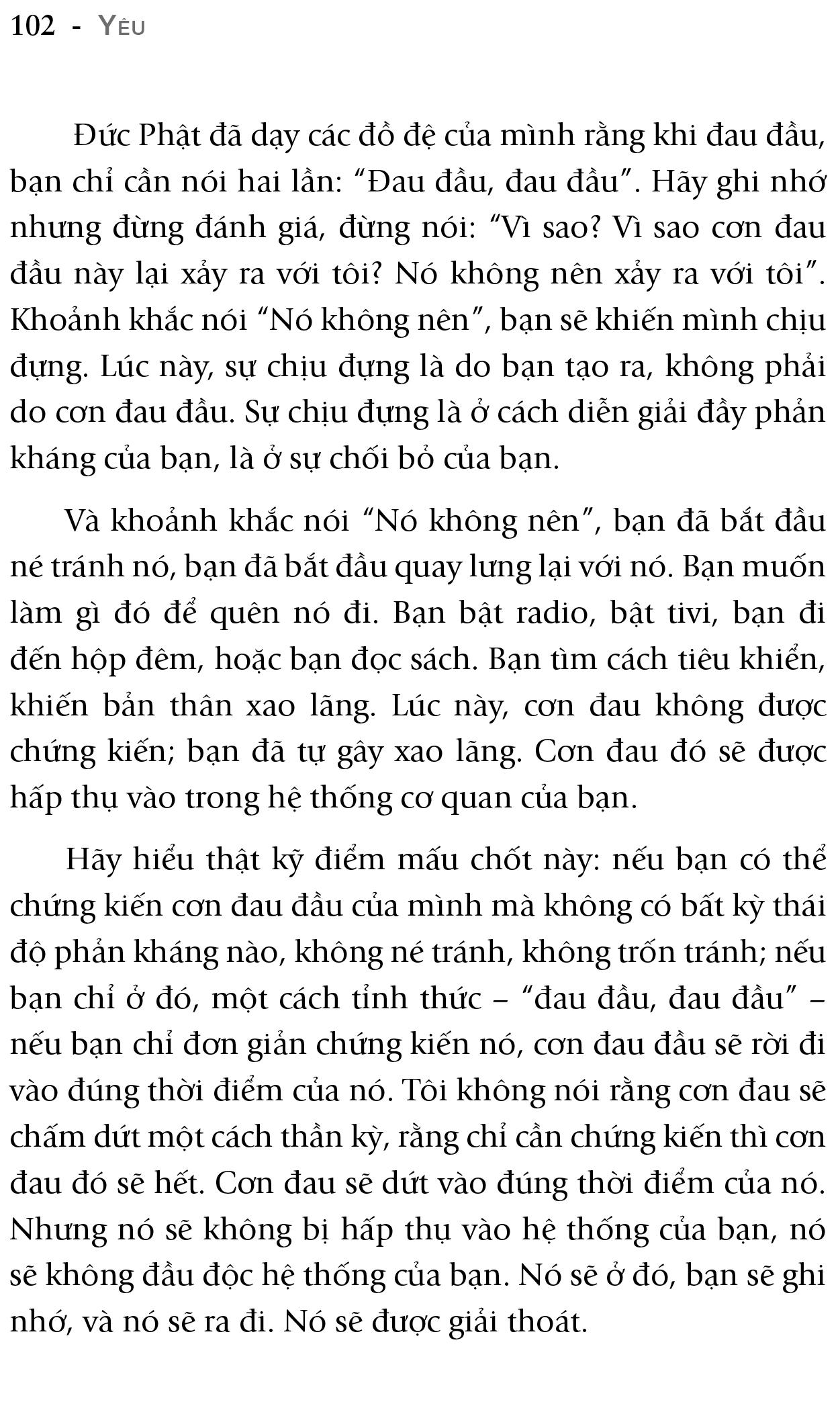 Sách OSHO Yêu - Being In Love - Yêu Trong Tỉnh Thức