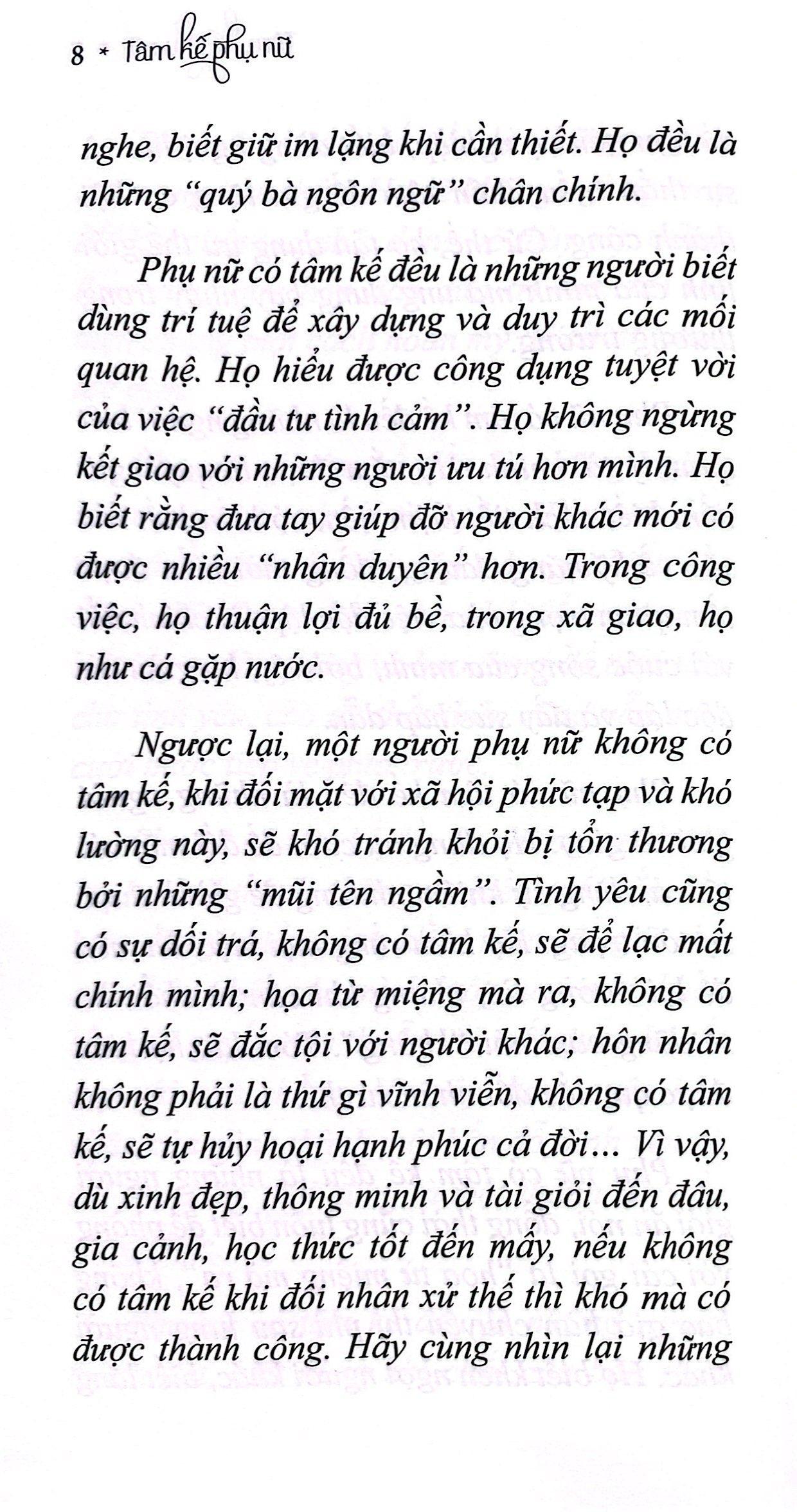 Sách - Tâm Kế Phụ Nữ
