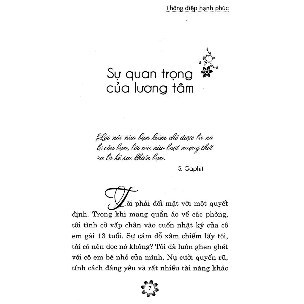 Tủ sách sống đẹp - Thông điệp hạnh phúc - Bản Quyền