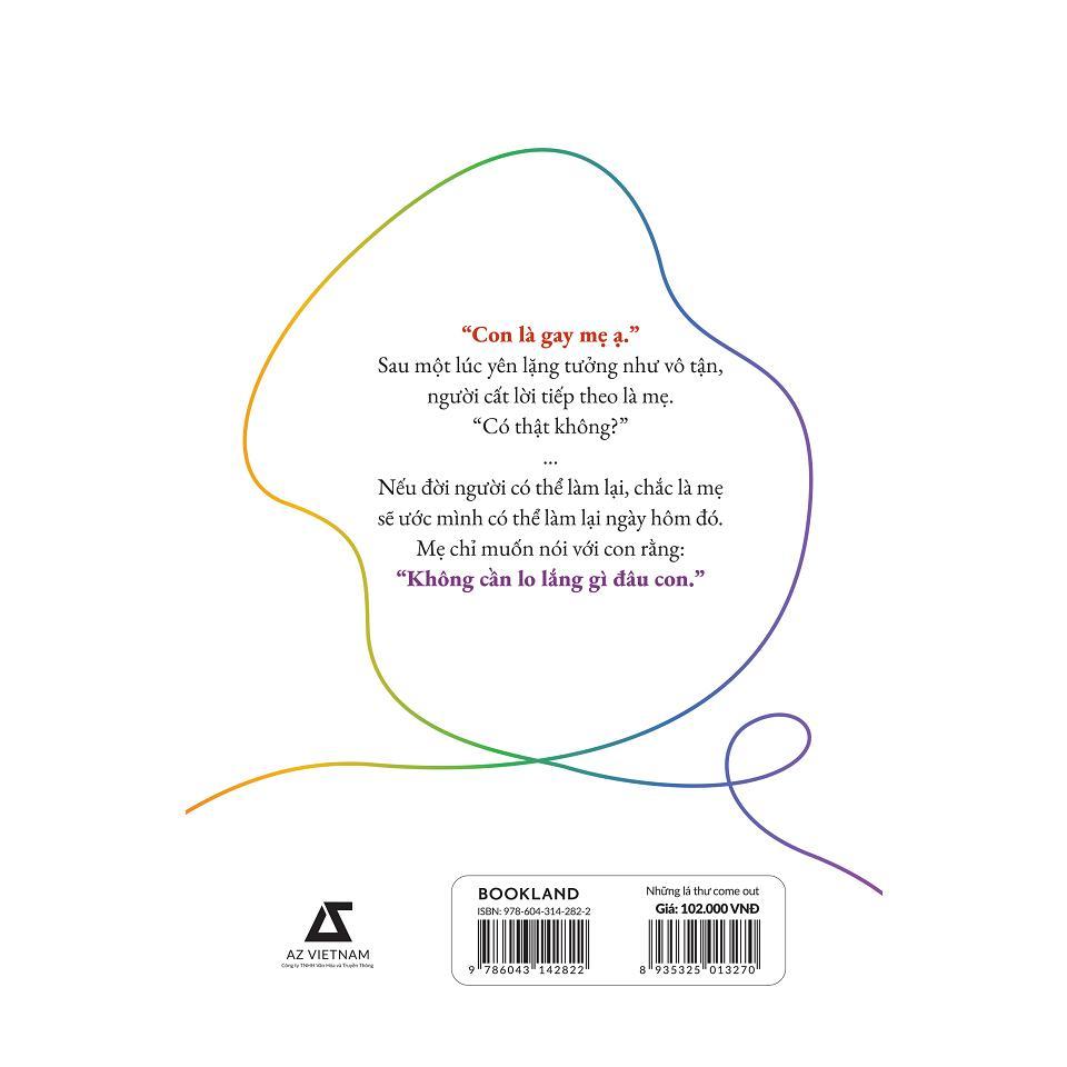 Sách - Những Lá Thư Come Out - Ryoji & Hideki Sunagawa - AZ Việt Nam