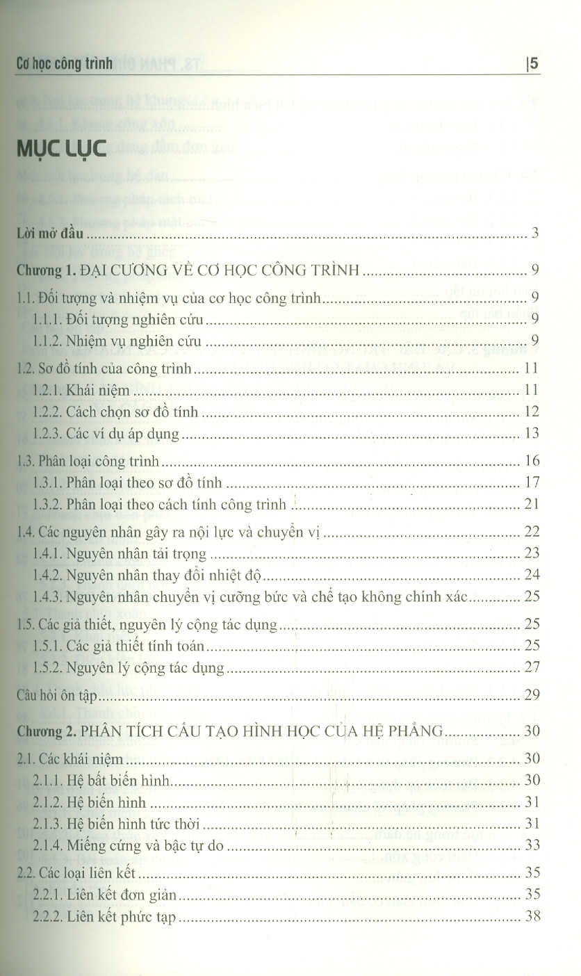 Cơ Học Công Trình - TS. Phan Đình Hào (Chủ biên), ThS. Đỗ Minh Đức, ThS. Lê Cao Tuấn