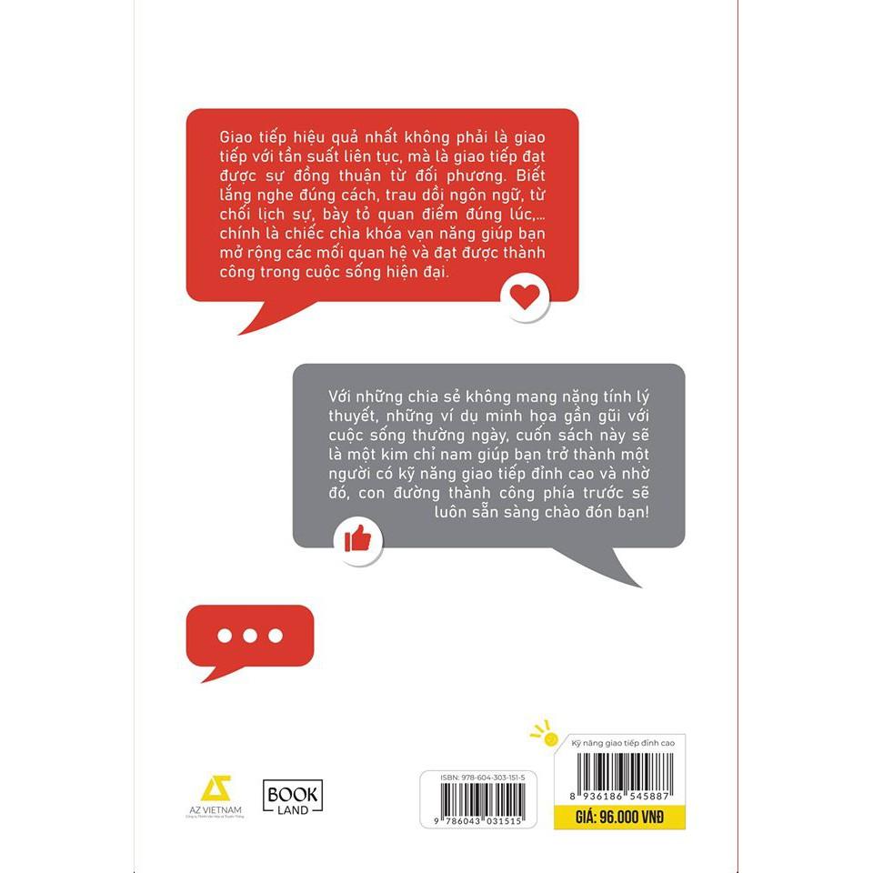 Sách Kỹ Năng Giao Tiếp Đỉnh Cao - Skybooks - BẢN QUYỀN
