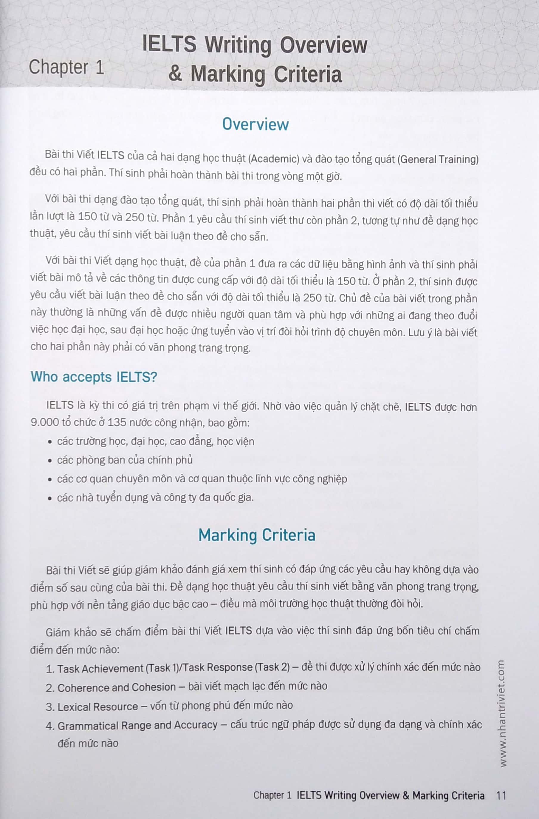 IELTS Writing Focus (Sách Không Kèm CD)