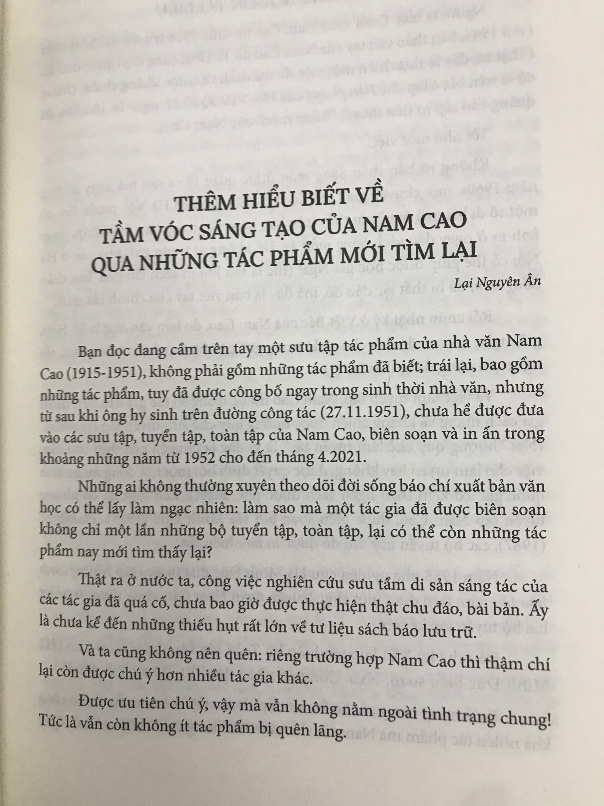 Người Câm Biết Nói - Nam Cao (Các Tác Phẩm Bị Quên Lãng Lần Đầu Tìm Thấy)