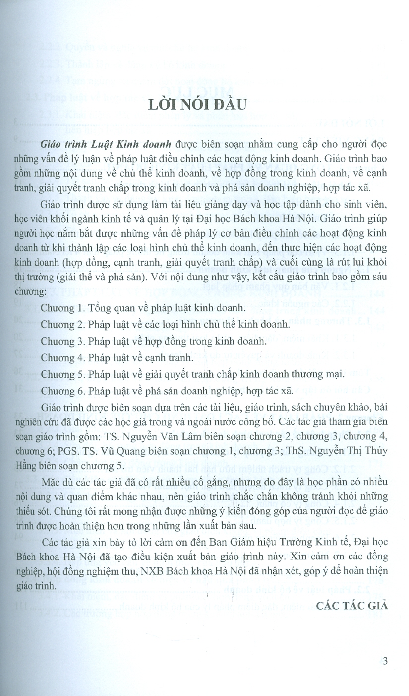 Giáo Trình Luật Kinh Doanh (Dành Cho Sinh Viên Ngành Kinh Tế Và Quản Lý)