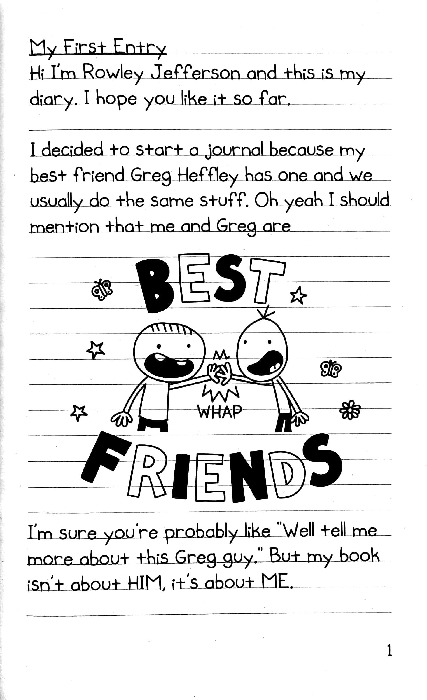Diary Of An Awesome Friendly Kid: Rowley Jefferson