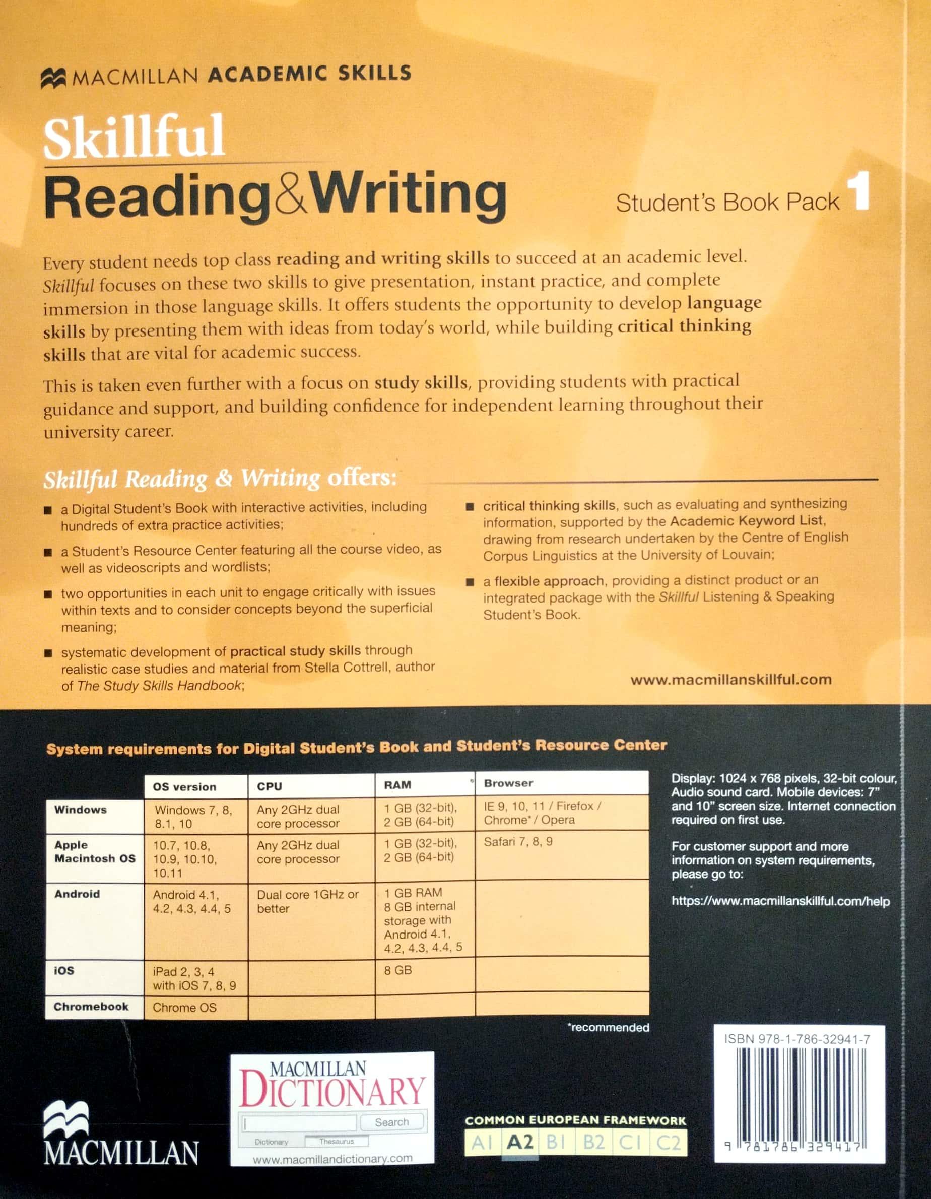 Skillful ReadingandWriting 1 : Student Book with Digibook (Asia Edition)