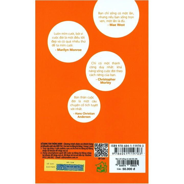 Sách - Keep Calm - Bạn Chỉ Sống Có Một Lần - NXB Trẻ