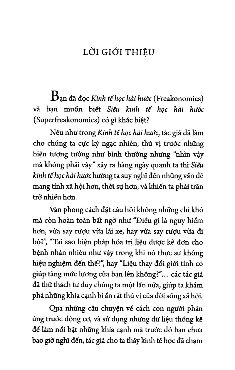 Siêu Kinh Tế Học Hài Hước - AL